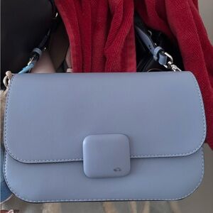 Chic Light Blue Crossbody Bag
